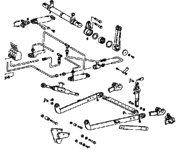2-Zylinder-Heckkraftheber MB-Trac 900-700 BM 440